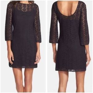 Lilly Pulitzer Black Crochet Dress